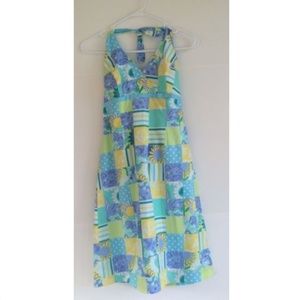Lilly Pulitzer Dress Halter Patchwork